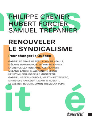 cover image of Renouveler le syndicalisme